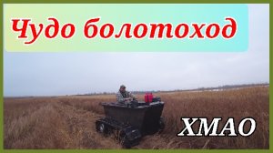 В поисках утки на болотоходе. Заяца за 200 м_ ХМАО..mp4
