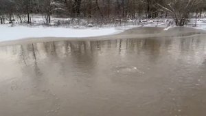 Аэрация пруда зимой, сколько кислорода в воде? До и после.