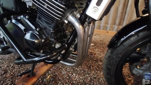 Самая дешёвая и эффективная чистка выхлопных коллекторов на мотоцикле. смотреть онлайн