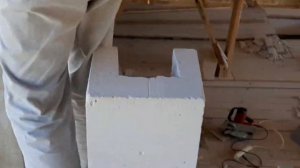 Фронтон из газоблока на мансардном этаже | от начала до конца | Pediment on the attic floor