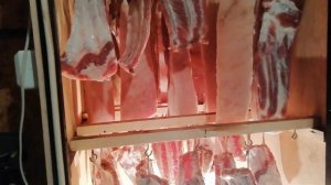 Засолка и холодное копчение грудинки (30кг ) на дымогенераторе голден смоке.