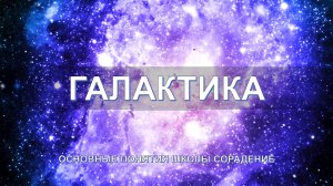 Галактика - основные понятия школы Сорадение. Развитие в Соразмерности.
