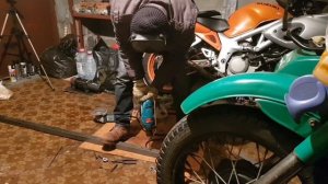 Установка лебедки на Урал. Часть 2