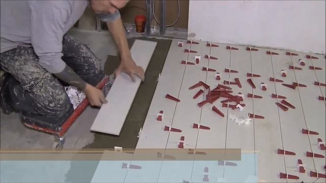 6X36 Wood-looking Porcelain Tile Installation - Shopping Mall смотреть онлайн