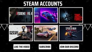 Free Steam Accounts Resident Evil 4 Remake And Much More What You See In The Video