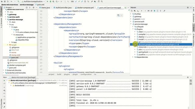 Micro-services : Spring Cloud Gateway et Consul avec docker-compose смотреть онлайн