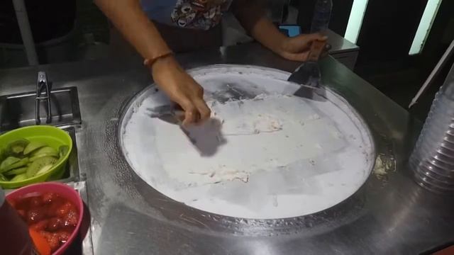 Тайское мороженое на шоковой плите смотреть онлайн