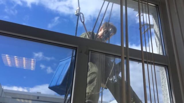 Демонтаж кондиционеров с Альпинистом видео