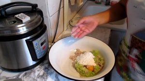 Котлетки рыбные с капустой - обьедение