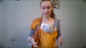 Как покормить ребенка в слинге с кольцами?