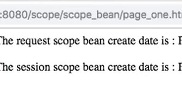 spring request session scope bean example смотреть онлайн