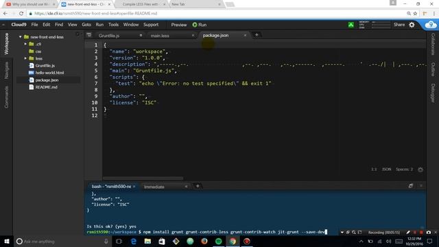 How to get started with less and Grunt смотреть онлайн