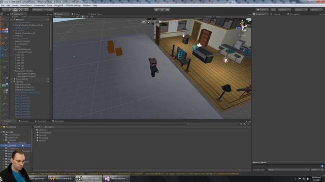 Making a VR Game Day 10: NPC Vision via Mesh Collider смотреть онлайн