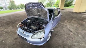 Проверка перед разбором Honda Civic EU1 2000г.в., ДВС D15B 1.5л., 105л.с., Вариатор MLYA №5350