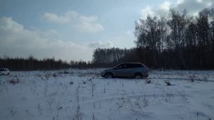Offroad SsangYong Kyron 2.3 MT на холостом ходу по сугробам