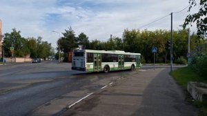 Уходящая эпоха бело-зеленых автобусов Мострансавто! ЛиАЗ - 5292.22(2-2-2) 127379