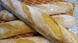 БАГЕТ ХРУСТЯЩИЙ  !!! САМЫЙ ПРОСТОЙ РЕЦЕПТ !!!