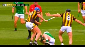 Huge Hit   John Donnelly v Cian Lynch - Limerick v Kilkenny - 2023 Hurling League Final