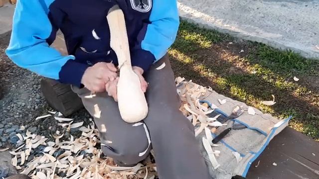 Как вырезать деревянную ложку за час? Мастер-класс! смотреть онлайн