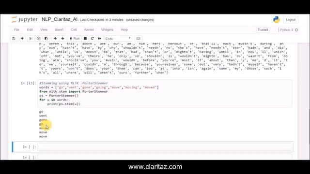 Artificial Intelligence - Introduction to Natural Language Processing using NLTK and Python