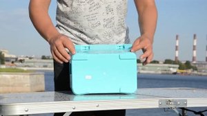 Термобокс термоконтейнер изотермический SHINWA Aqua Blue 7A