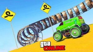 Challenge по САМОЙ ЛЮБИМОЙ ДЫРОЧКЕ и ЗАПУТАННЫЙ ЛАБИРИНТ ЧЕРВЯ на Mini МАШИНКАХ В GTA 5 ONLINE