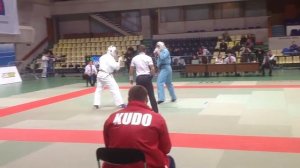 Минаков Сергей 2 бой на Первенстве Москвы по кудо