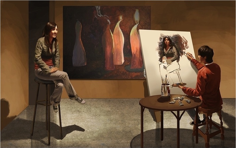 А художник берёт краски ...гр Краски Песня просто Класс !!!!!