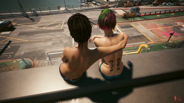 Cyberpunk 2077 Relaxing Ambiance Night City 1 Hour With Panam and Judy (Camera Change) смотреть онлайн