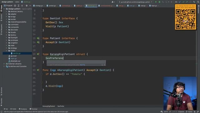 Design Pattern: Visitor Pattern (Bahasa Indonesia) | CodingClass S1 ⦁ E11