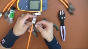 Обжим модуля Keystone Jack VCOM D1615 категории 6A