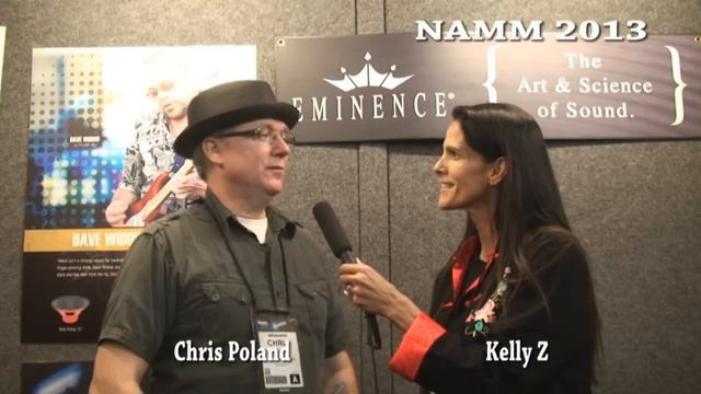 Chris Poland Chats With Kelly Z @ Eminence Exhibit @ NAMM 2013 смотреть онлайн