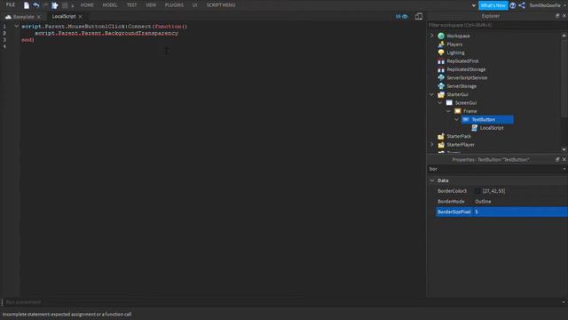 How to Make a Stylish Play button GUI in Roblox Studio! смотреть онлайн