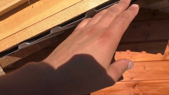Подшивка выносов кровли металлом (профлист)