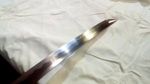 Клинок катаны из стали у8а . Видео 2.