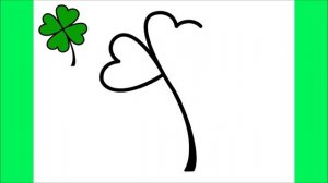 HOW TO DRAW A FOUR LEAF CLOVER