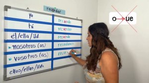 Stem changing verbs in Spanish (o--ue) . - FREE PDF Handout!!! -