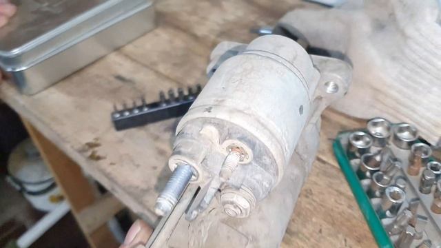 Снятие и ремонт стартера Лада Ларгус. смотреть онлайн