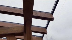 Установка прозрачной стеклянной крыши в частном доме