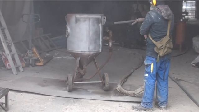 Газодинамическое цинкование, пробуем цинковать