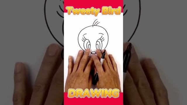 How to Draw Tweety Bird | Super Easy