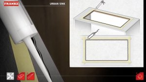 Накладной монтаж мойка Franke Urban