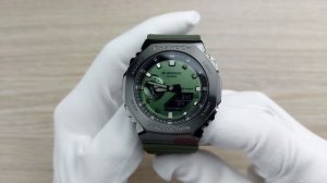 Зелёный Октагон / Casio G-SHOCK GM-2100B-3A