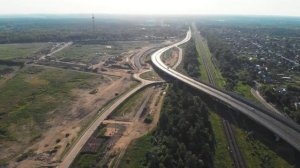 СТРОИТЕЛЬСТВО ТРАССЫ М-12 "МОСКВА-КАЗАНЬ" | УЧАСТОК ЭЛЕКТРОУГЛИ, НОГИНСКИЙ РАЙОН | 26.06.2022