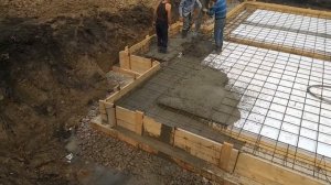 Монтаж фундамента для дома из кирпича. Рассказываю как выполнили