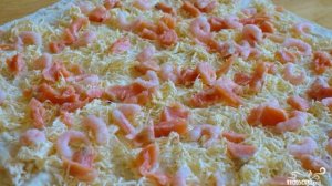 Рулет из лаваша с креветками