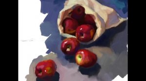 Adobe Fresco  Still life  painting  with iPad Pro #4