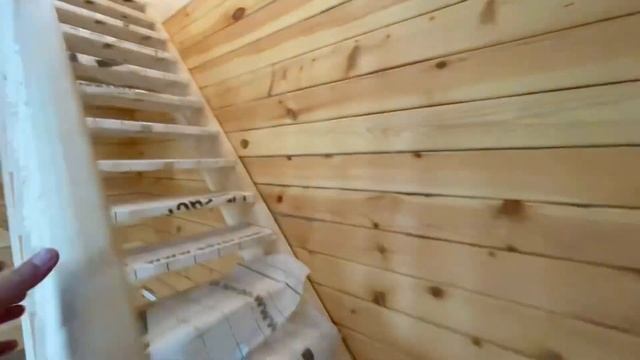 Дом и баня из бруса 150х150 с верандой. смотреть онлайн