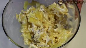 Салат с ананасами / Salad with pineapple