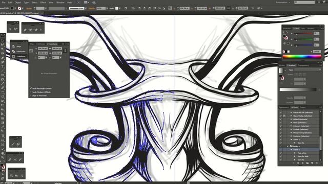рисунок с помощью планшета Wacom в векторе в программе Illustrator смотреть онлайн